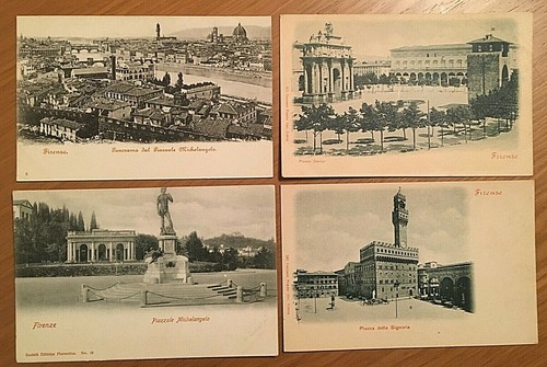 Cartoline vedute firenze - cartoline,