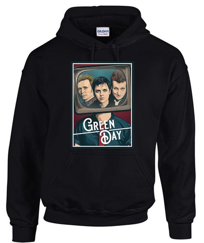 Felpa con cappuccio green day - felpa,