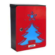 Cassetta Postale Esterno 44X44X22 Cm Cassetta Posta Lamiera Zincata Cassetta