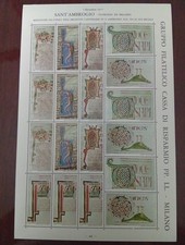 Foglio Errinofilo 1977 Sant'