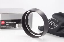 Leica Lens Hood 19657 Black for Q/Q2/Q3 in Mint+++ Condition With Box