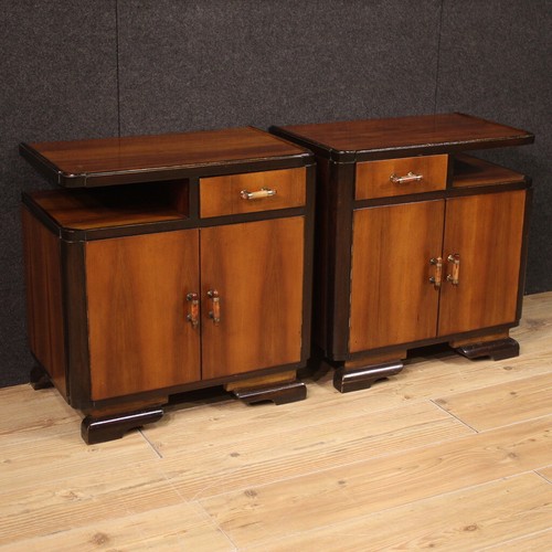 Coppia comodini stile - , art
