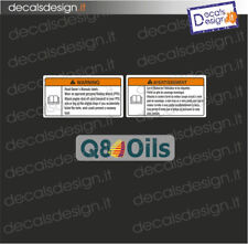 Adesivi motore marino fuoribordo selva avvertenze WARNING AVERTISSEMENT stickers