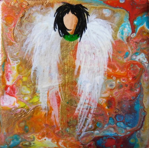 Angelo custode luce - essere, su