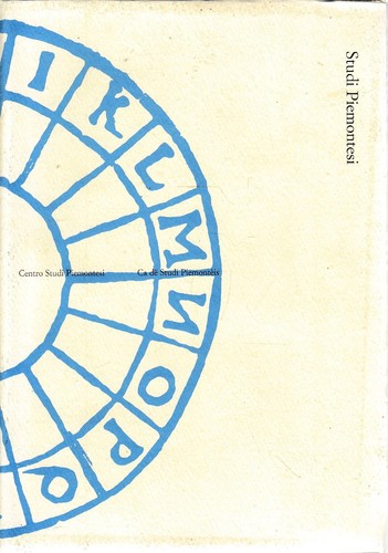 Studi piemontesi rassegna di - studi, piemontesi.