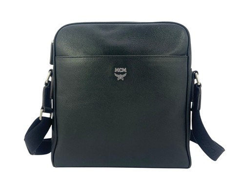 Mcm top zip messenger bag - top,