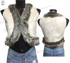 Gilet In Pelle Da Donna Con