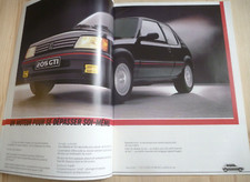 1984 PEUGEOT 205 GTI Catalogue