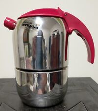 Caffettiera Stella modello UFO Acciaio 18/10 vintage da collezione Moka