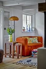 Malala Sofa, Orange, Polyester