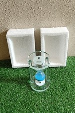 Souvenir in Vetro Clessidra A Tempo Da 5 Minuti Sabbia Di Colore Blu Come Nuova