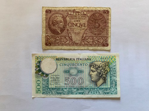 Banconota 500 lire - banconota,