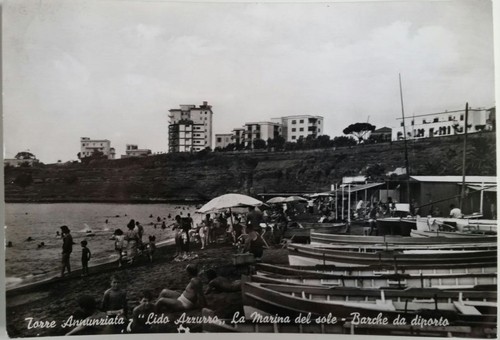 Cartolina torre annunziata - torre,