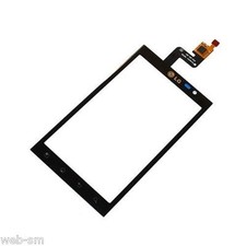 TOUCH SCREEN VETRO VETRINO LG P920 P 920 3D OPTIMUS NERO BLACK 