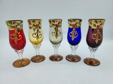 5 Bicchieri Vintage Murano
