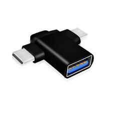 Adattatore da usb femmina a Tipo Type C e Micro USB Maschio connettore OTG 2in1