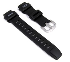 Cinturino casio resina nero - casio, in