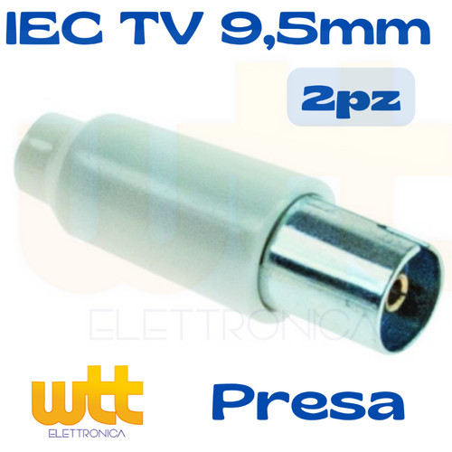 2pz connettore presa femmina - connettore,