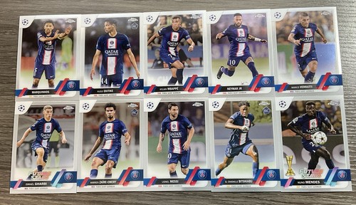 2022 topps chrome uefa psg - topps,