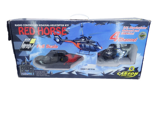 Red horse 135 elicottero - red,