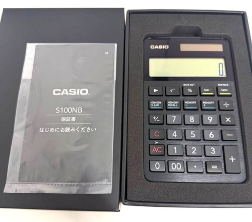 Casio s100nb calcolatrice - casio, s100nb-bk