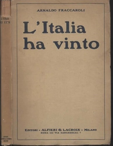 Libro fraccaroli italia - l'italia, ha