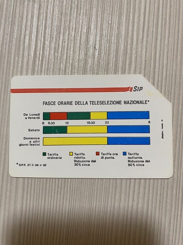 Carta telefonica rara - carta,