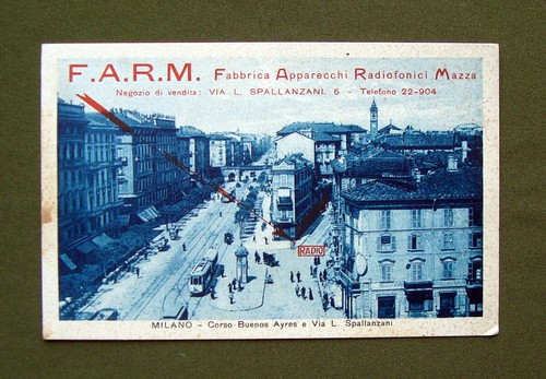 Cartolina fabbrica apparecchi - fabbrica,