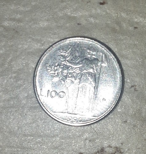 Moneta 100 lire - lire, 1990
