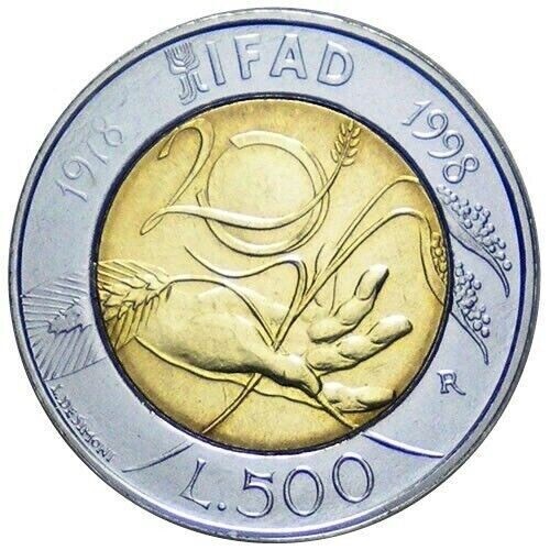 500 lire 1998 ifad - lire,