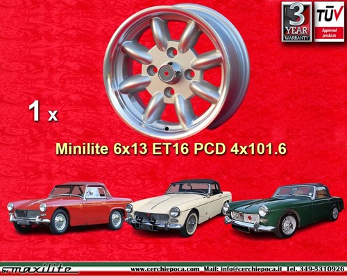 Cerchio midget minilite - 1, mg