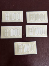 BMW " R 100 " 5x adesivi Aufkleber Emblem Sticker Etiquette