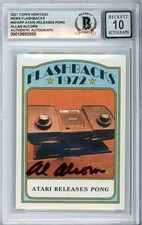 Carta Allan Alcorn firmata