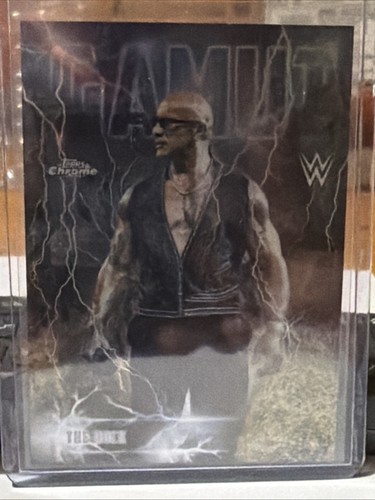 2026 topps chrome wwe the - 2026, rock