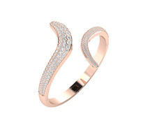 Bracciale bypass diamanti - bypass,
