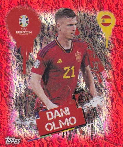 Topps uefa euro 2024 - uefa, adesivo