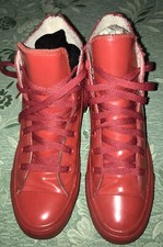 Converse women's red shoes