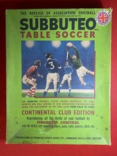 SUBBUTEO TABLE SOCCER CLUB EDITION - SCATOLA / BOX GIOCO VUOTA Originale Vintage