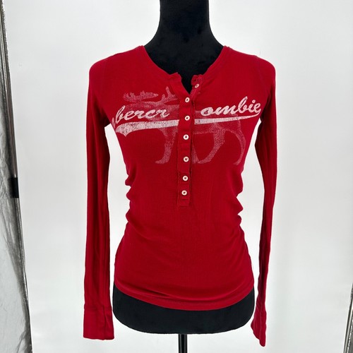 Top y2k abercrombie rosso - y2k,
