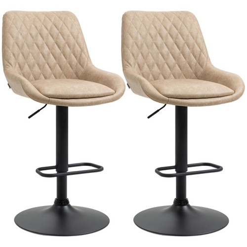 Set sgabelli bar pelle pu - set,