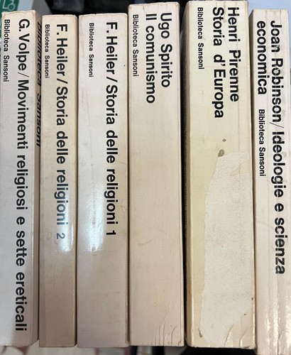 Biblioteca storica sansoni - biblioteca,