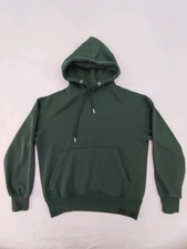 Pull&Bear Felpa unisex con cappuccio colore verde bosco,tg EUR XXS