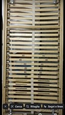 2 reti a doghe legno DUNLOPILLO Letto Matrimoniale Singolo Scalea BELVEDERE CS