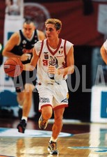 Foto vintage Varese vs Virtus Bologna, Pozzecco, Anni Duemila, stampa 21 x 15cm