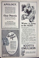 Vecchia Stampa Vintage Scott'S