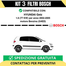 KIT BOSCH 3 Filtri tagliando