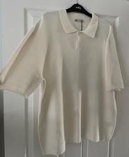 Polo maglione uomo ZARA panna