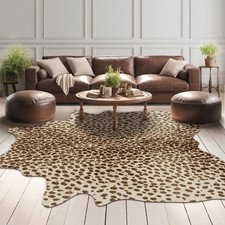 Tappeto leopardato stampa