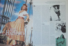 Italian Clipping Ritaglio 1986 RITA HAYWORTH Donna mito 4 PAGINE