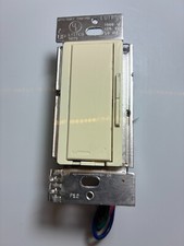 Lutron Homeworks HD-RD ALMOND RF interruttore dimmer remoto 8 ampere FUNZIONANTE TESTATO